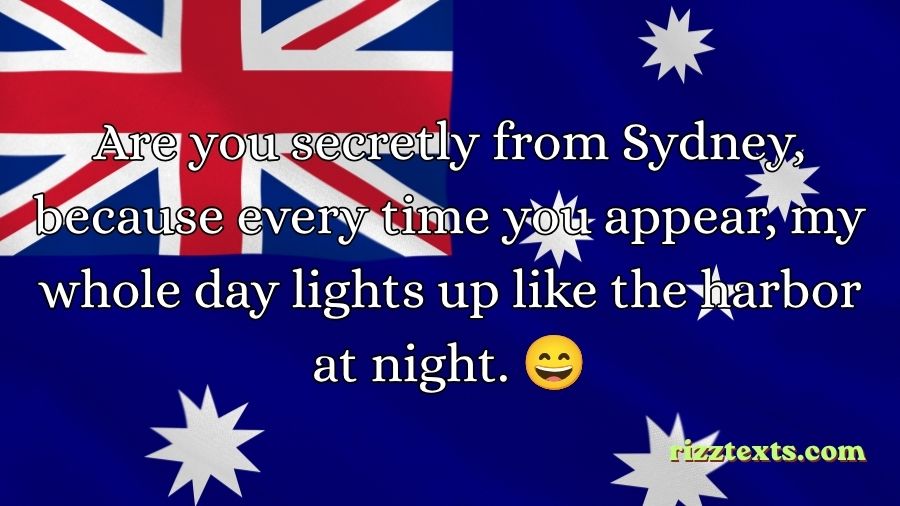 Australian Rizz Lines