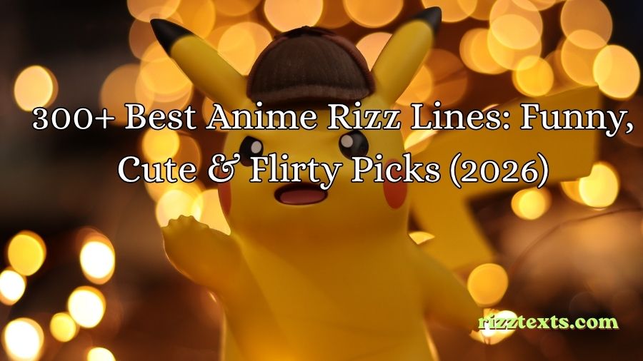 Best Anime Rizz Lines