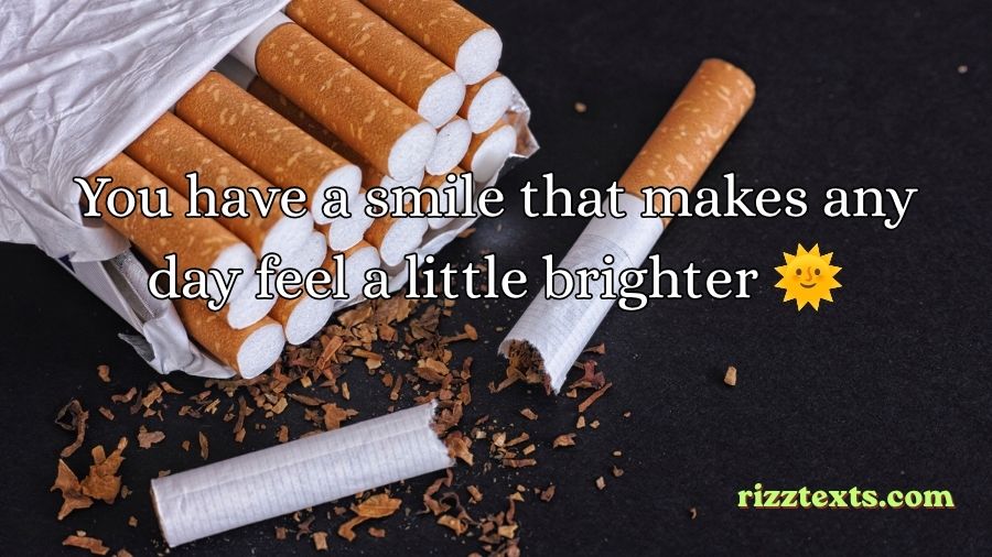 Cigarette Rizz Lines
