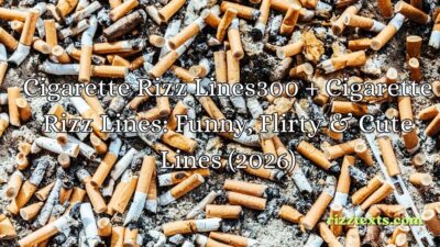 Cigarette Rizz Lines