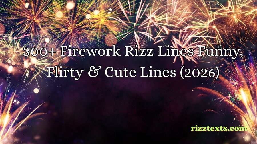 Firework Rizz Lines