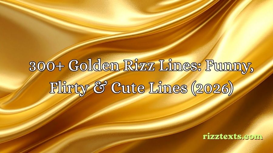 Golden Rizz Lines