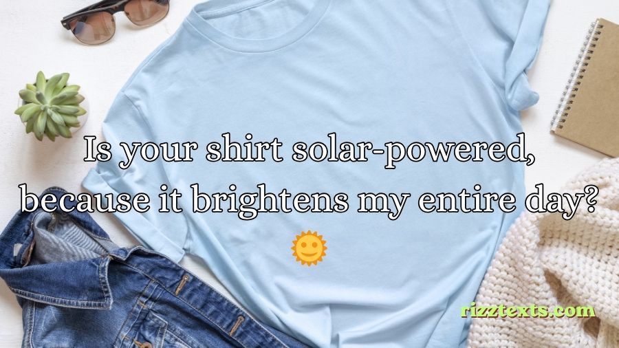 Shirt Rizz Lines