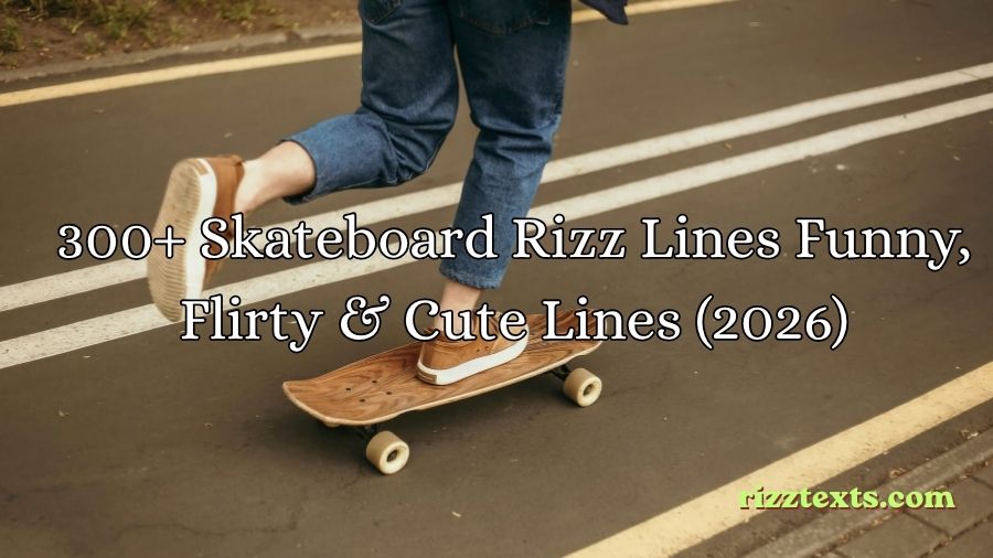 Skateboard Rizz Lines