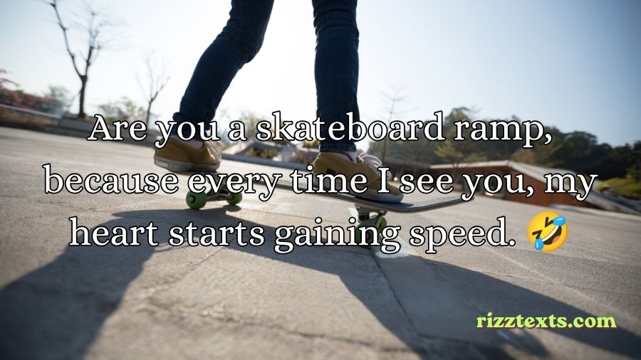 Skateboard Rizz Lines