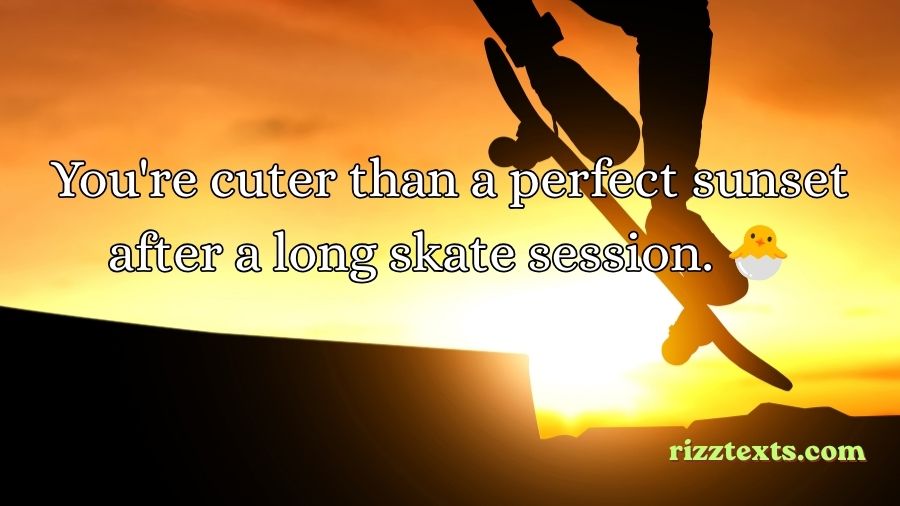 Skateboard Rizz Lines