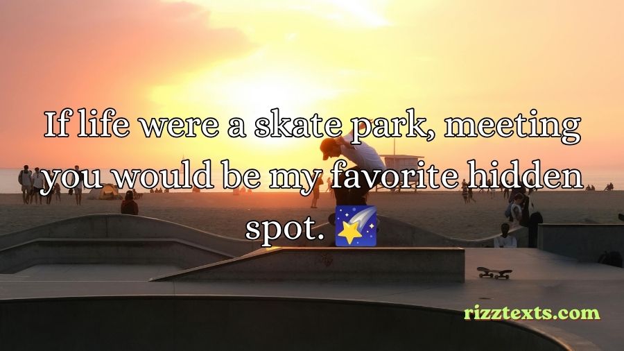 Skateboard Rizz Lines
