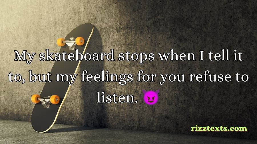 Skateboard Rizz Lines