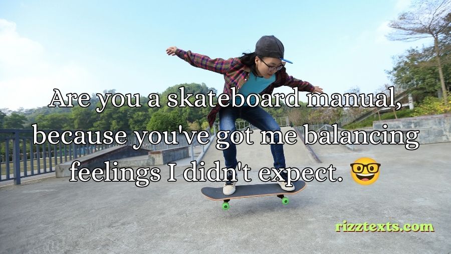 Skateboard Rizz Lines