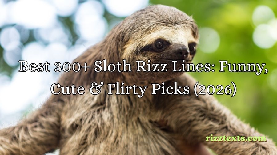 Sloth Rizz Lines