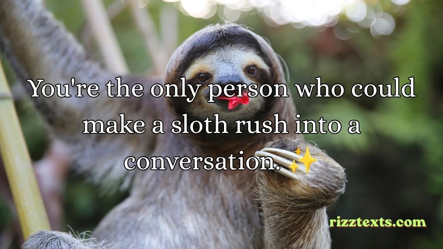 Sloth Rizz Lines