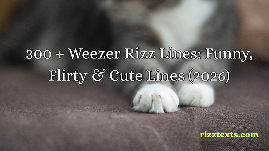 Weezer Rizz Lines