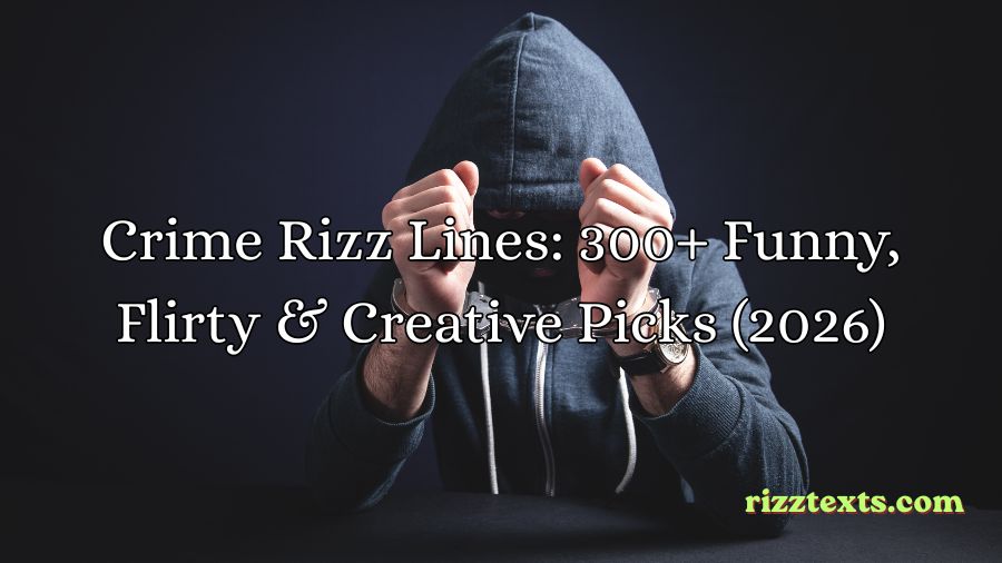 Crime Rizz Lines