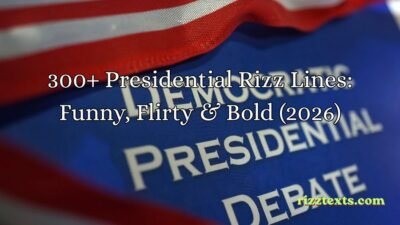 presidential rizz lines